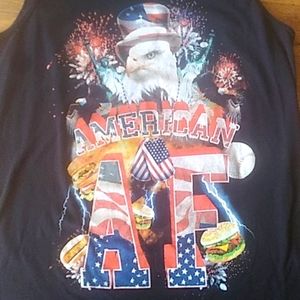 Hot topic black matter tank top